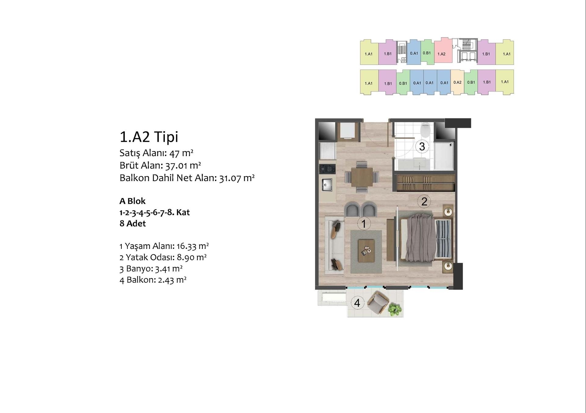 Mərtəbə Planı Şəkli 5