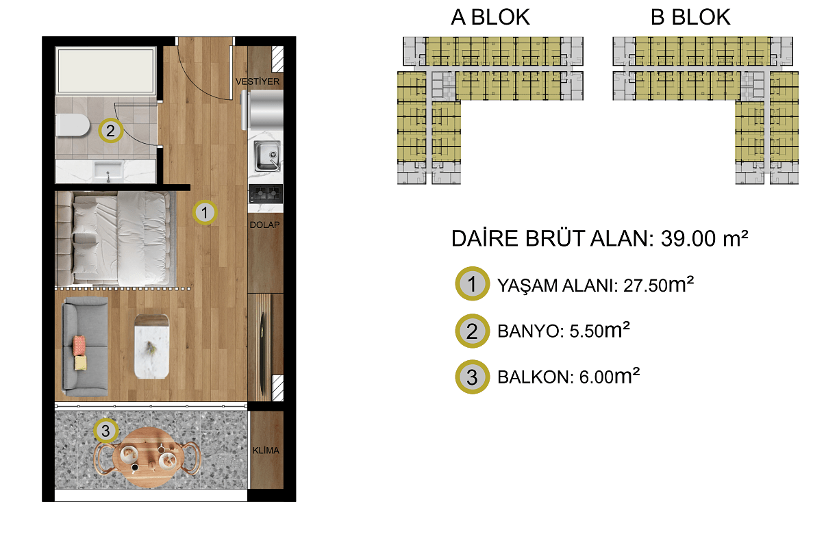 فلور پلان کی تصویر 3