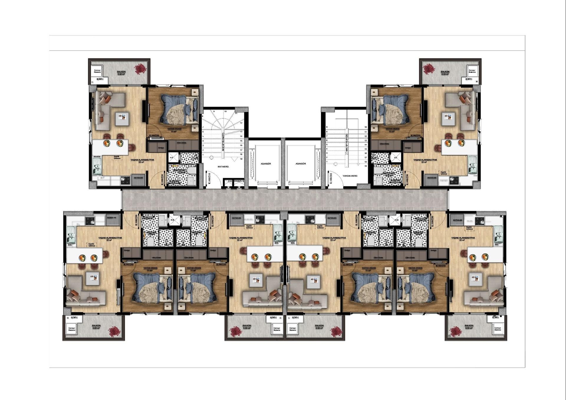 فلور پلان کی تصویر 2