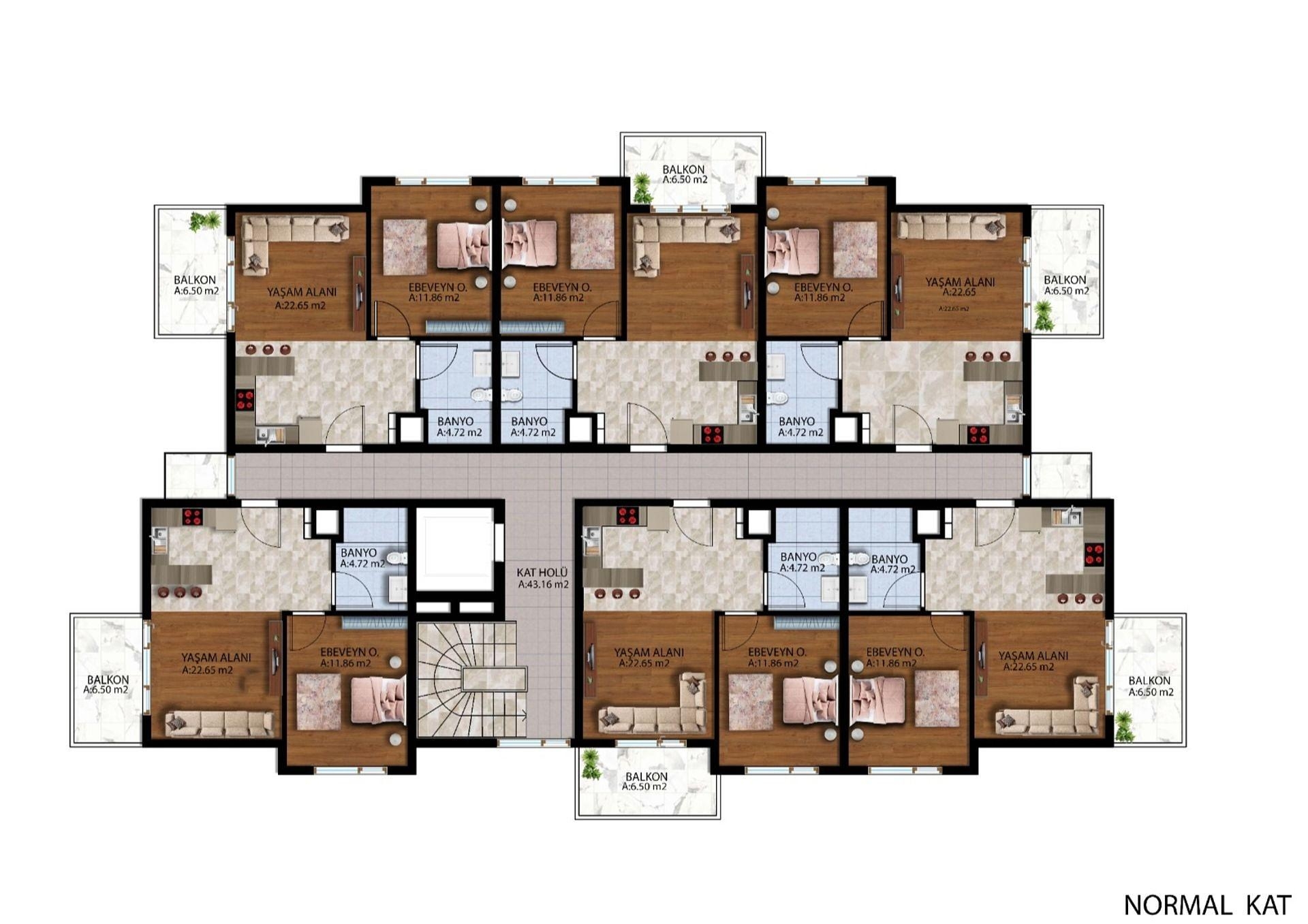 صورة مخطط الطابق 4 