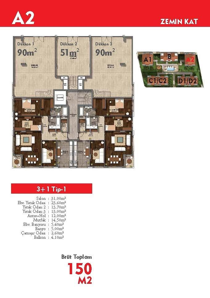 Image du plan d'étage 1
