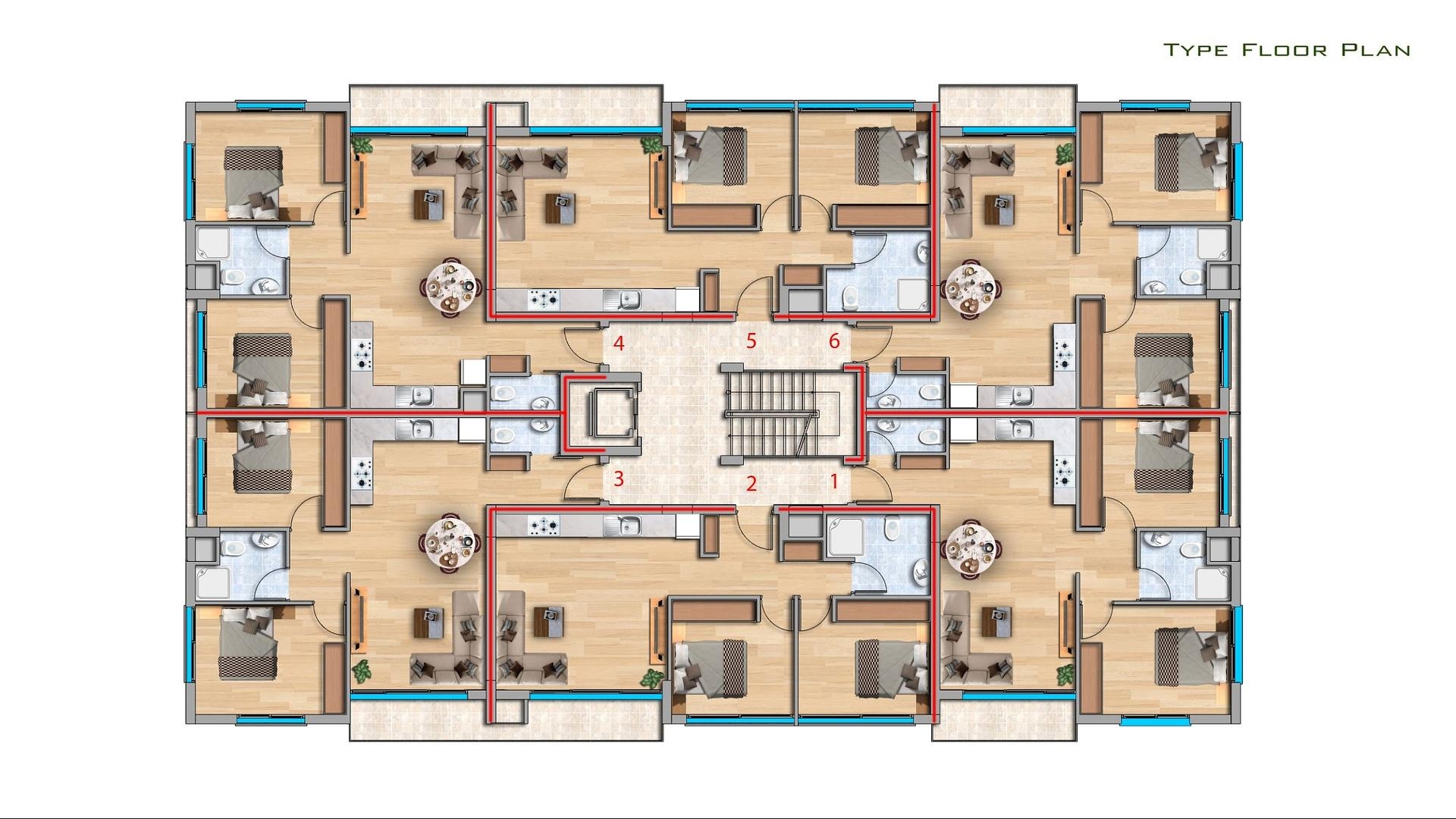 Слика плана спрата 1