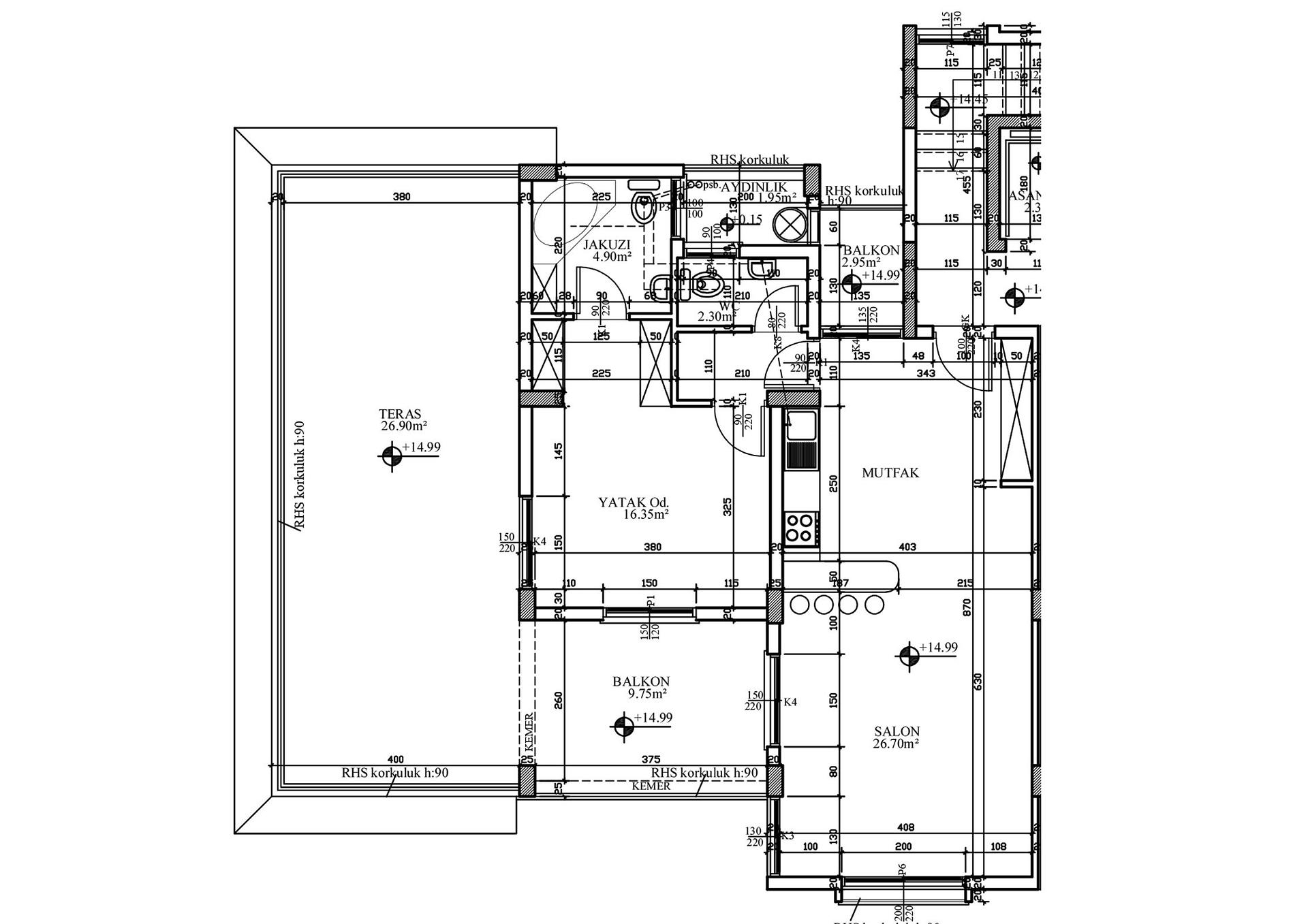 صورة مخطط الطابق 17 