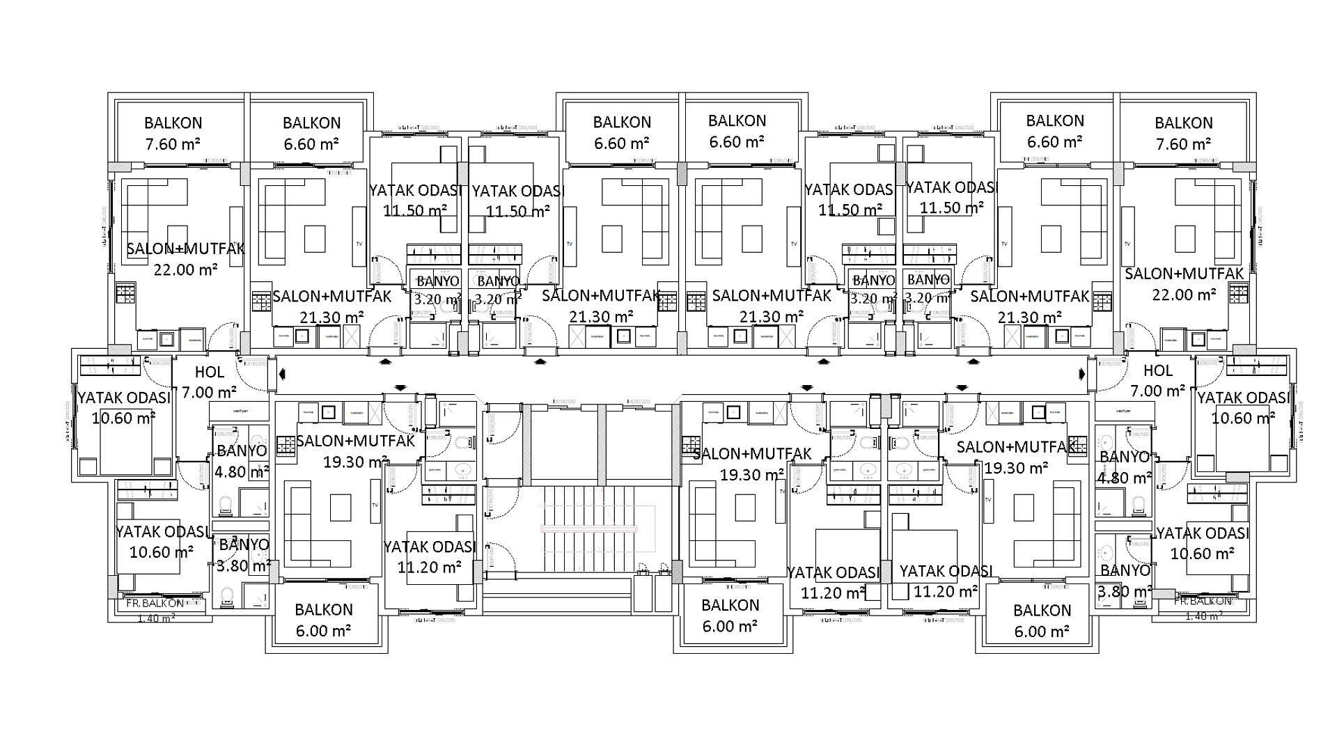 Mərtəbə Planı Şəkli 1