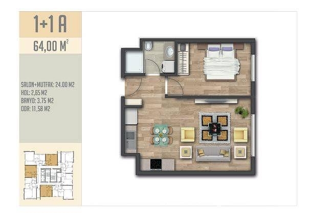 تصویرنقشه طبقه 6