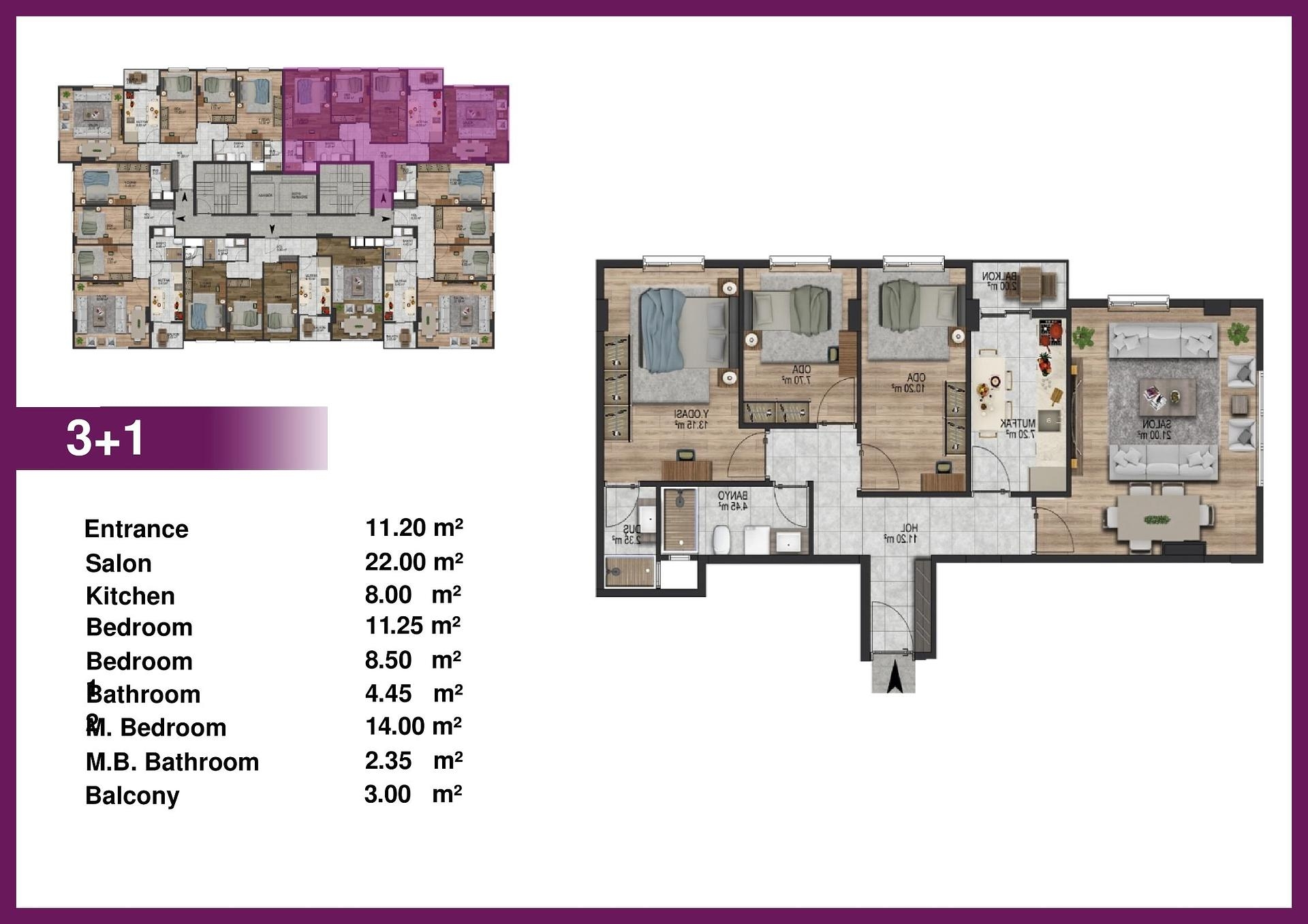 صورة مخطط الطابق 1 