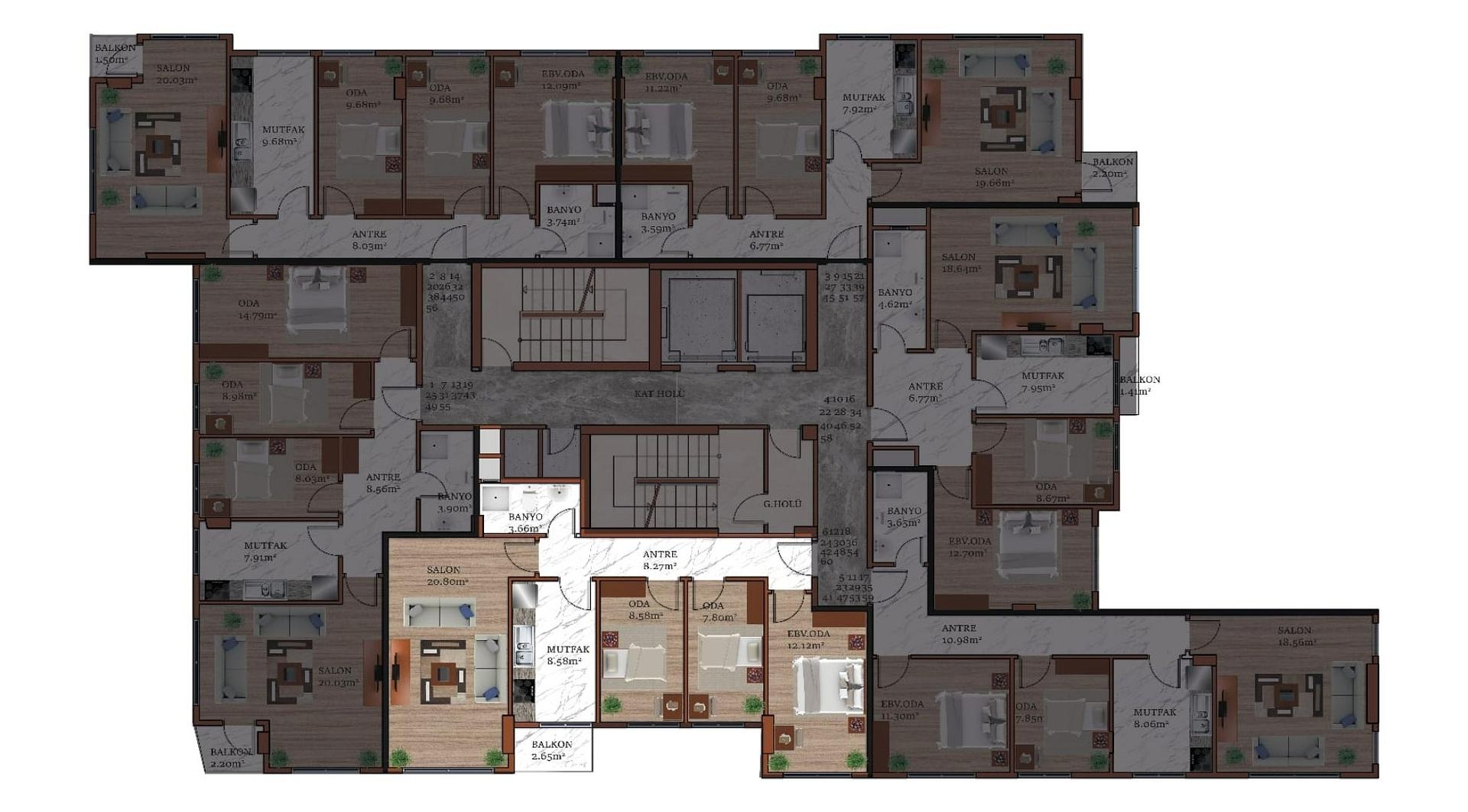 صورة مخطط الطابق 4 