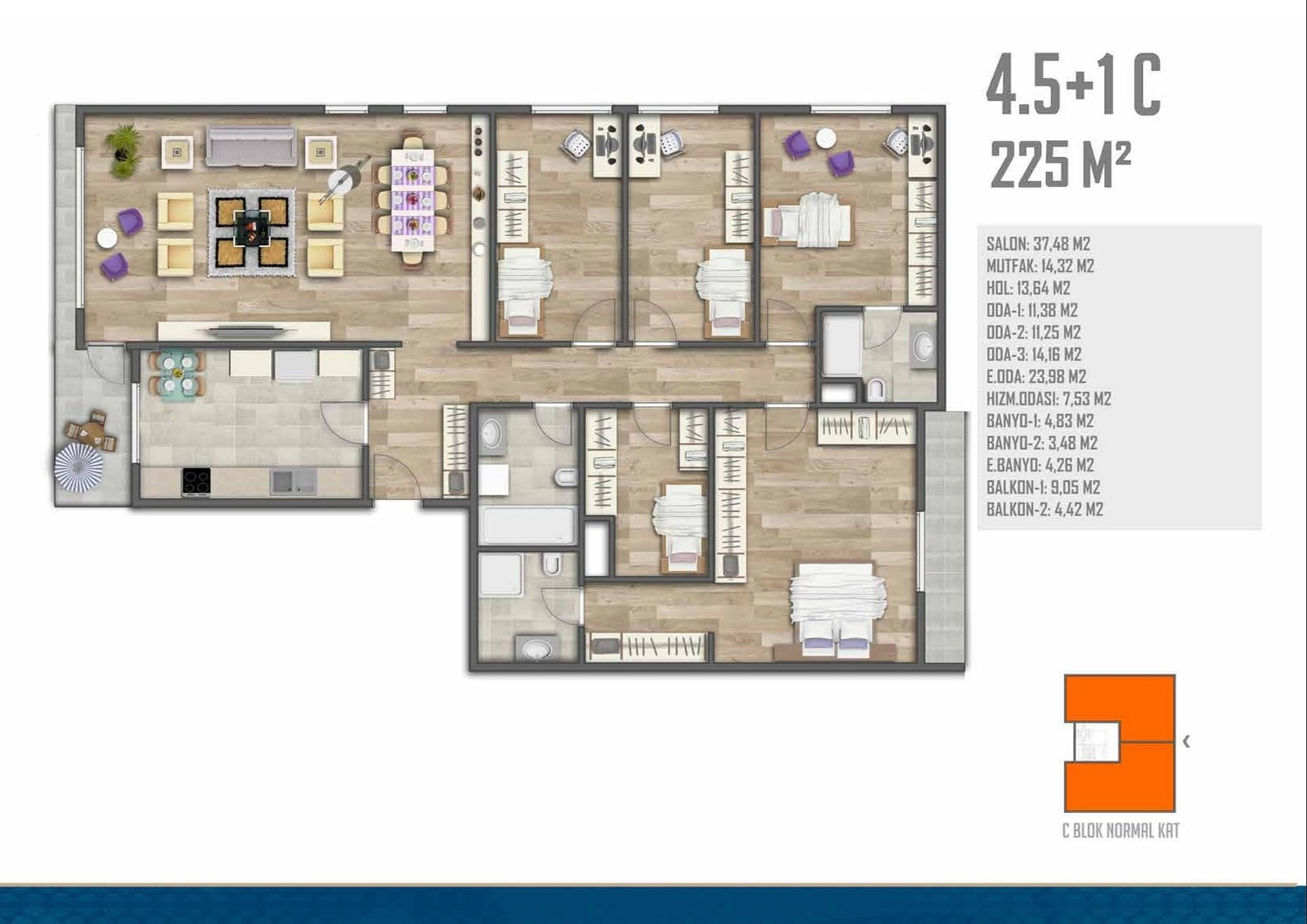 Слика плана спрата 8