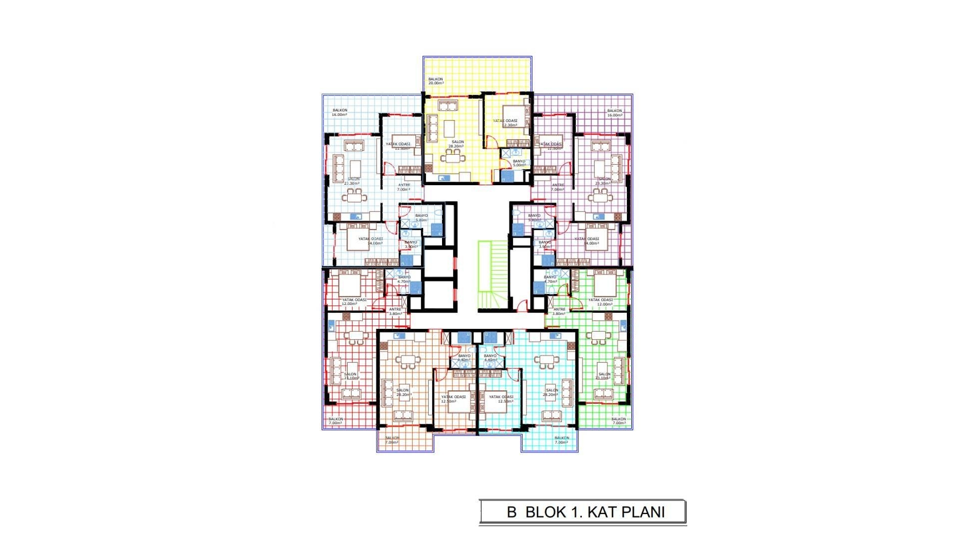 صورة مخطط الطابق 21 