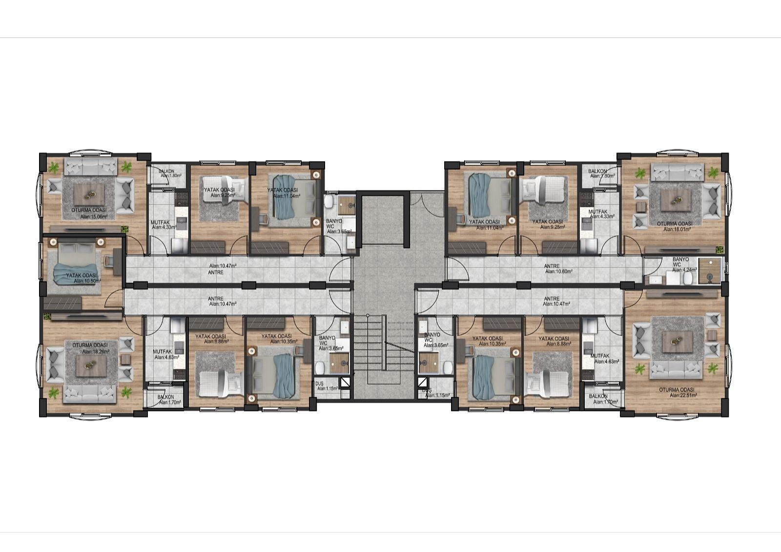 صورة مخطط الطابق 2 