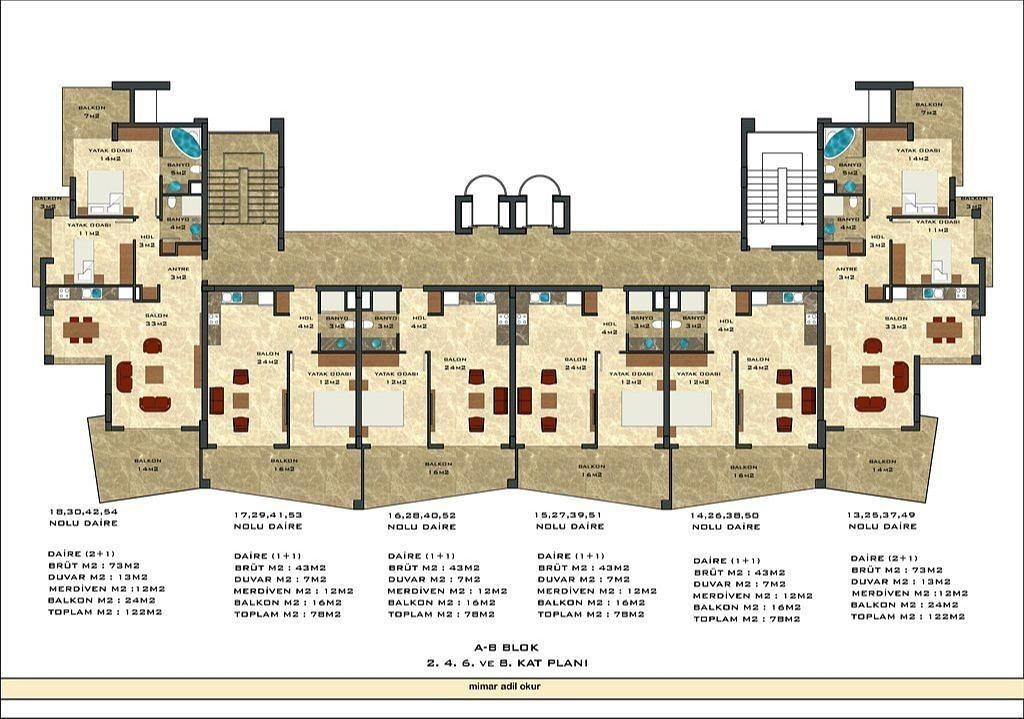 Mərtəbə Planı Şəkli 5