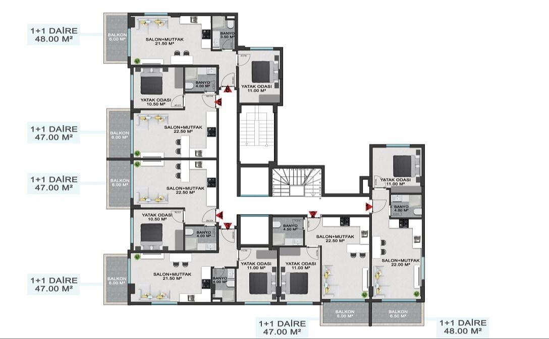 Imazhi i Planit të Katit 1