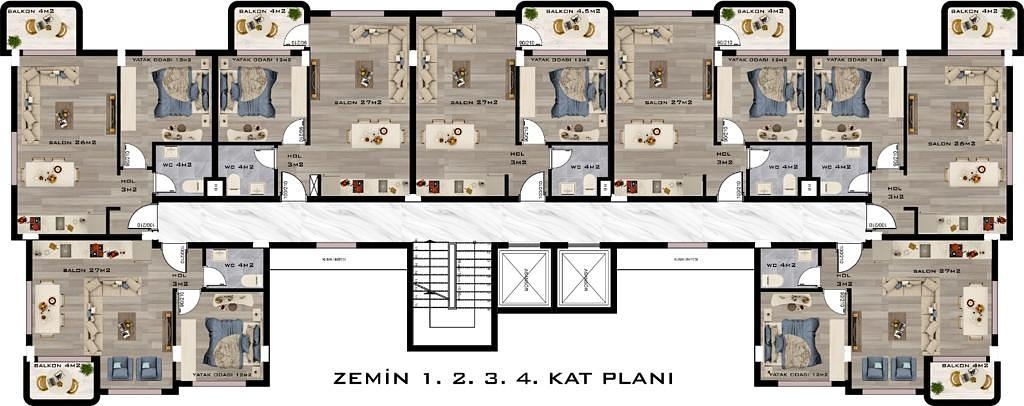 Слика плана спрата 1