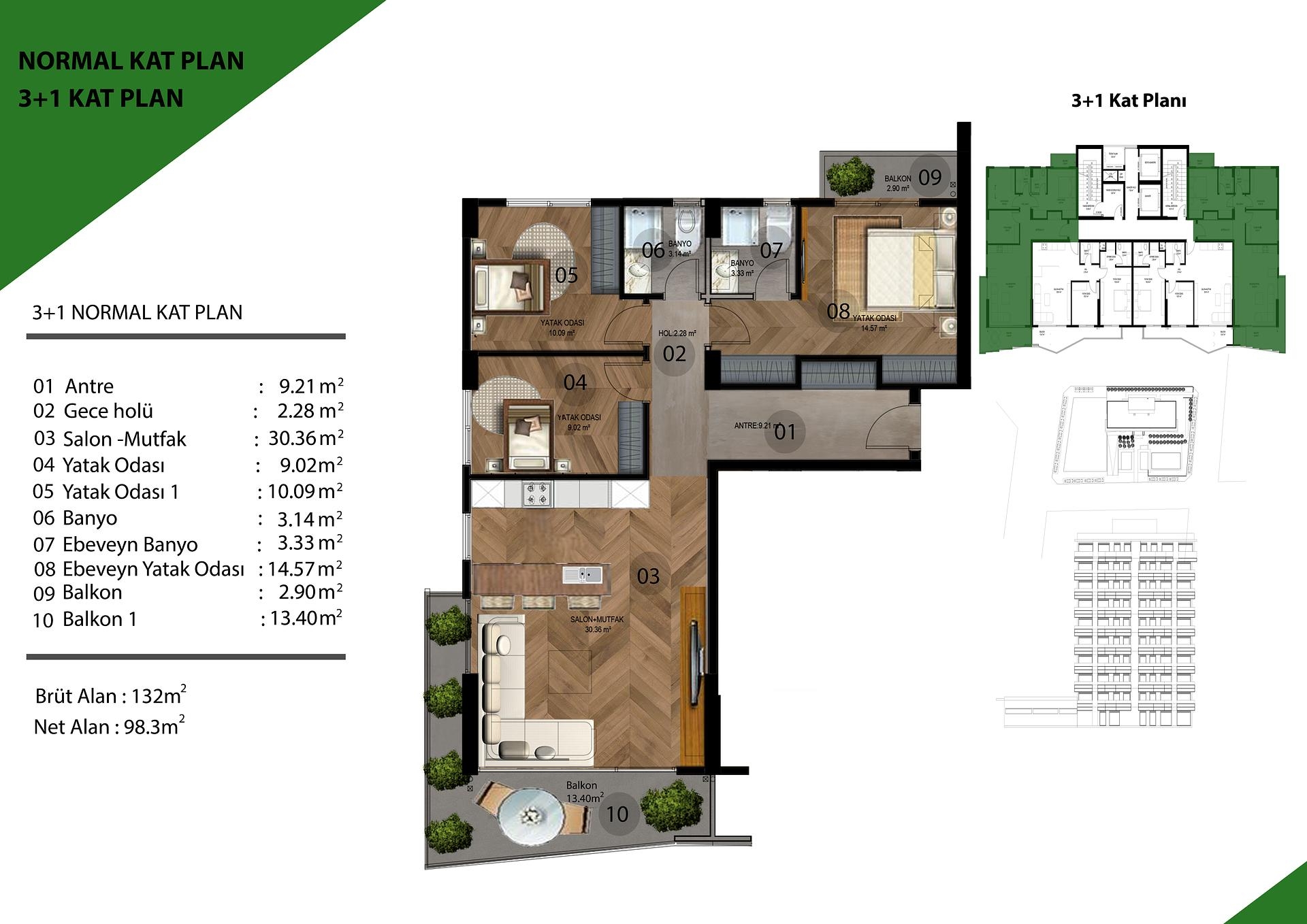 فلور پلان کی تصویر 1
