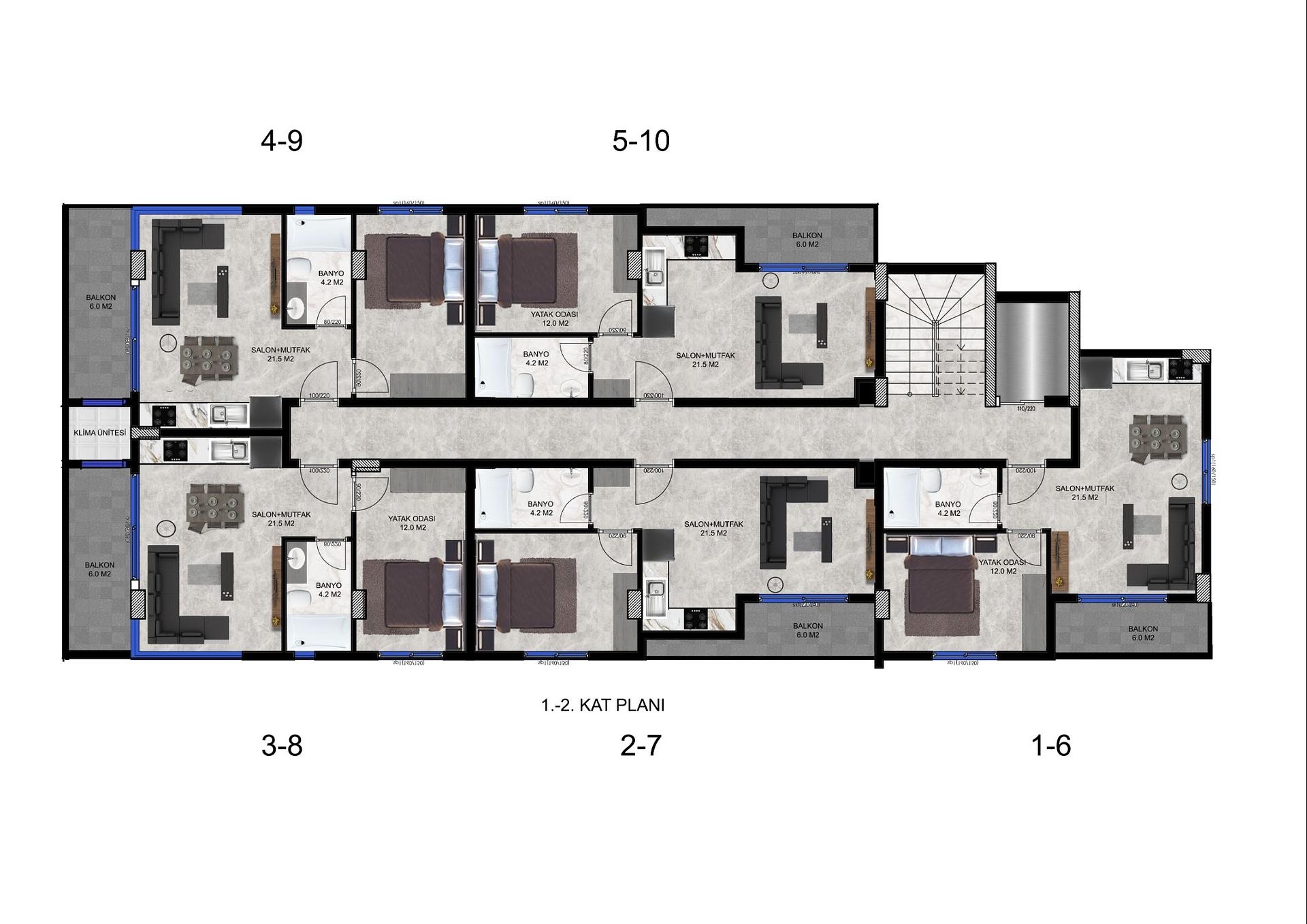 תמונת תוכנית קומה 6