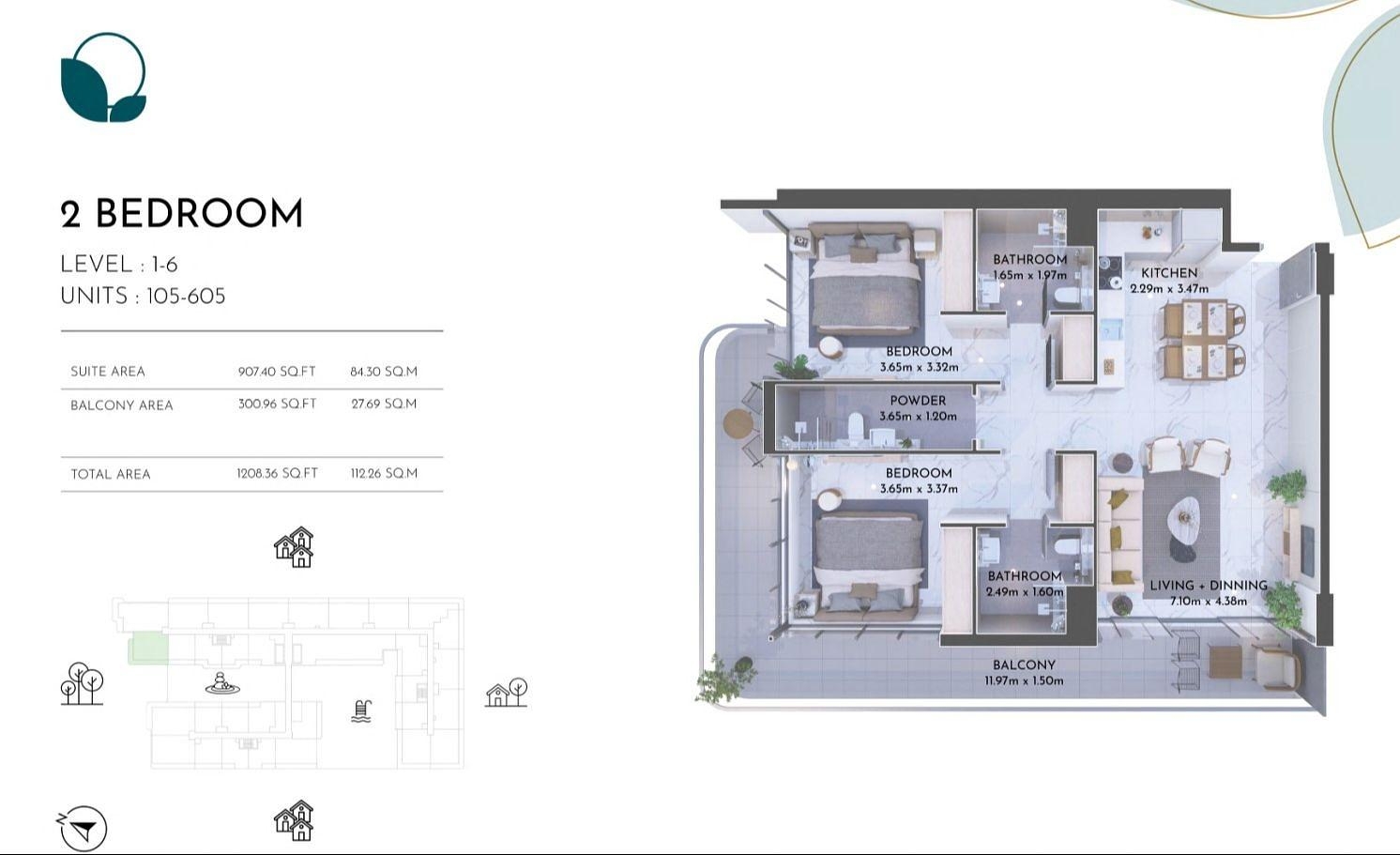 فلور پلان کی تصویر 4