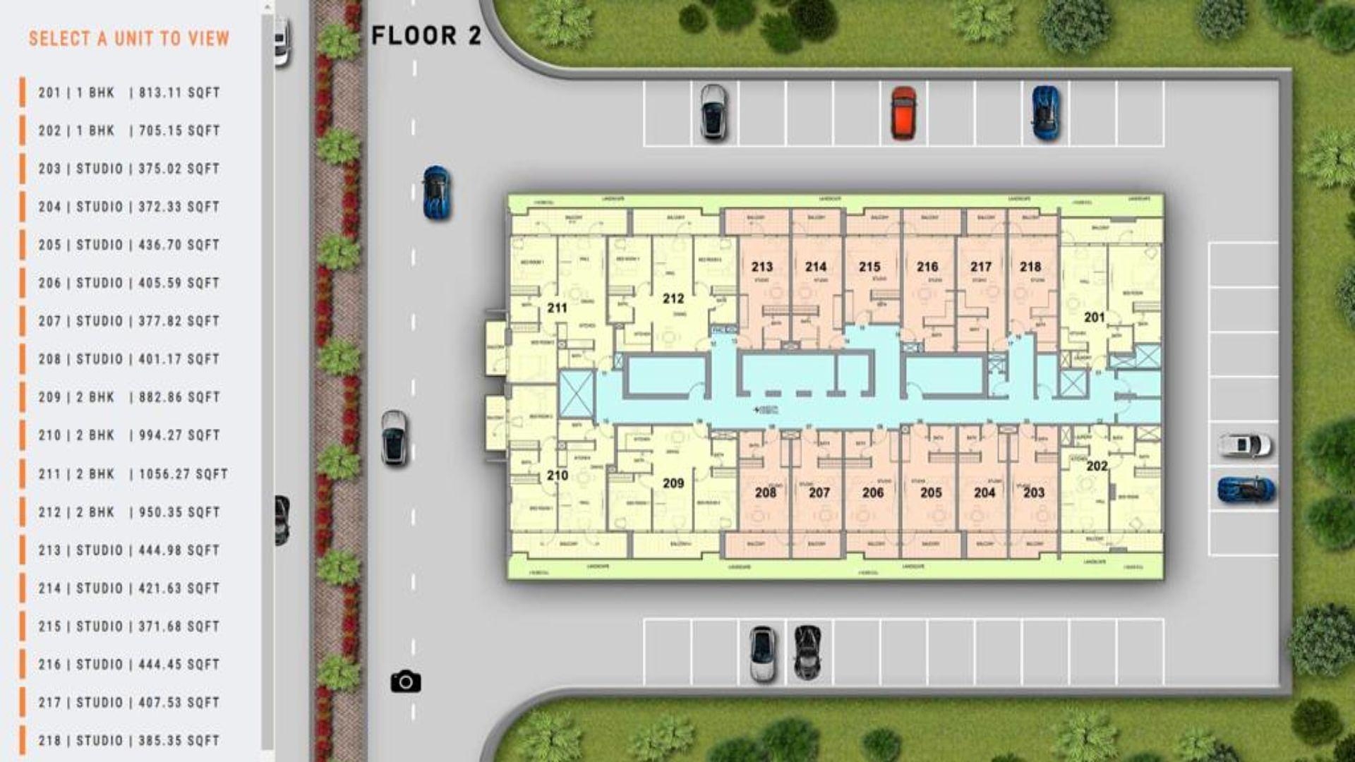 Obraz planu piętra 4