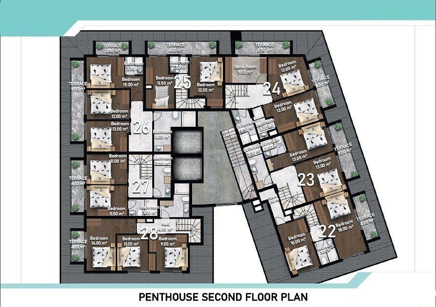 Image du plan d'étage 4
