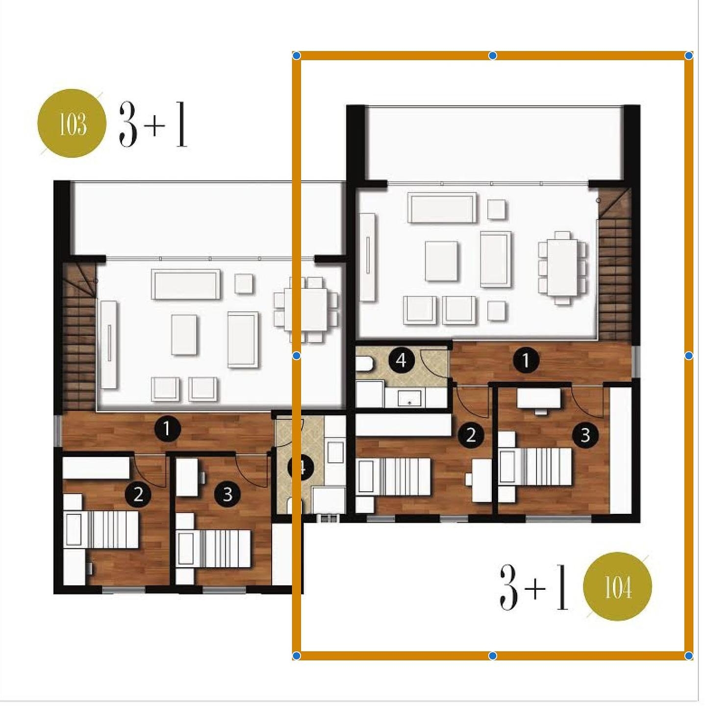 Obraz planu piętra 2