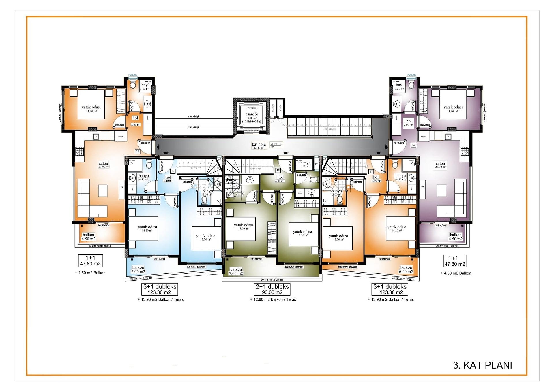 صورة مخطط الطابق 3 