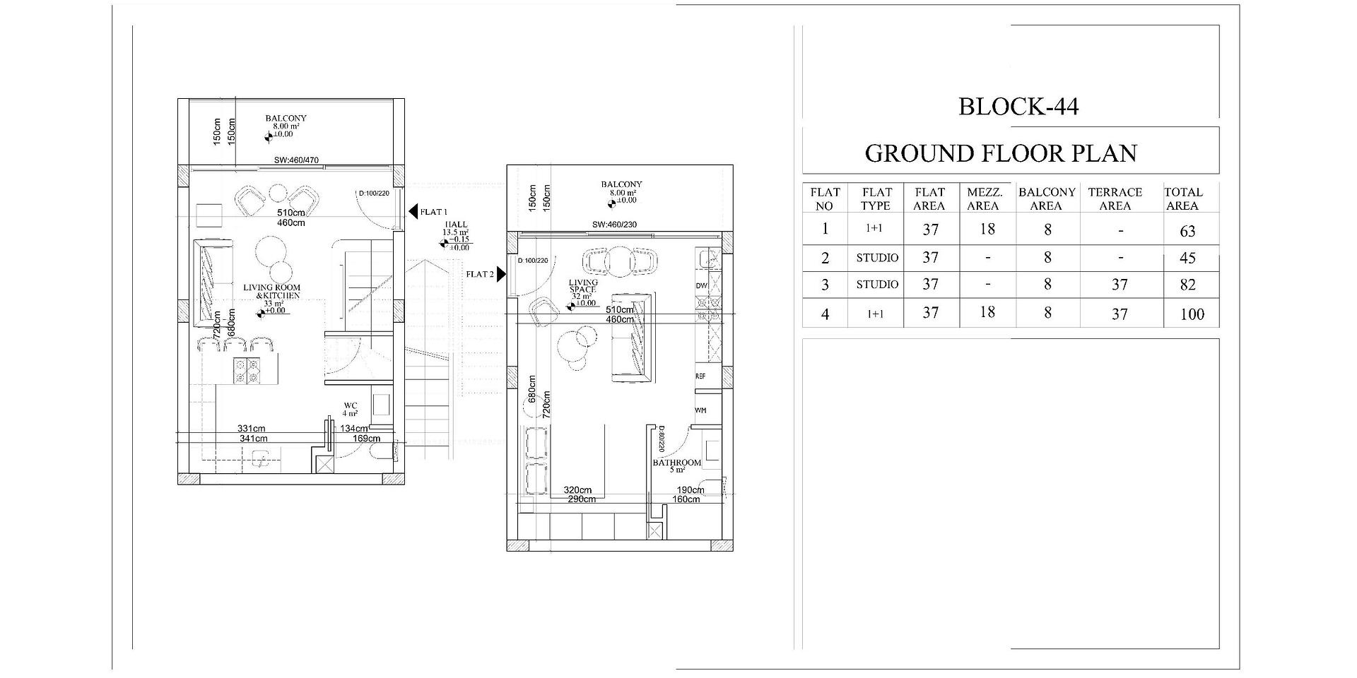 Mərtəbə Planı Şəkli 15