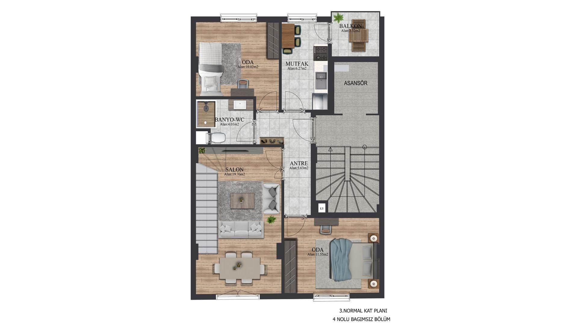 Image du plan d'étage 3