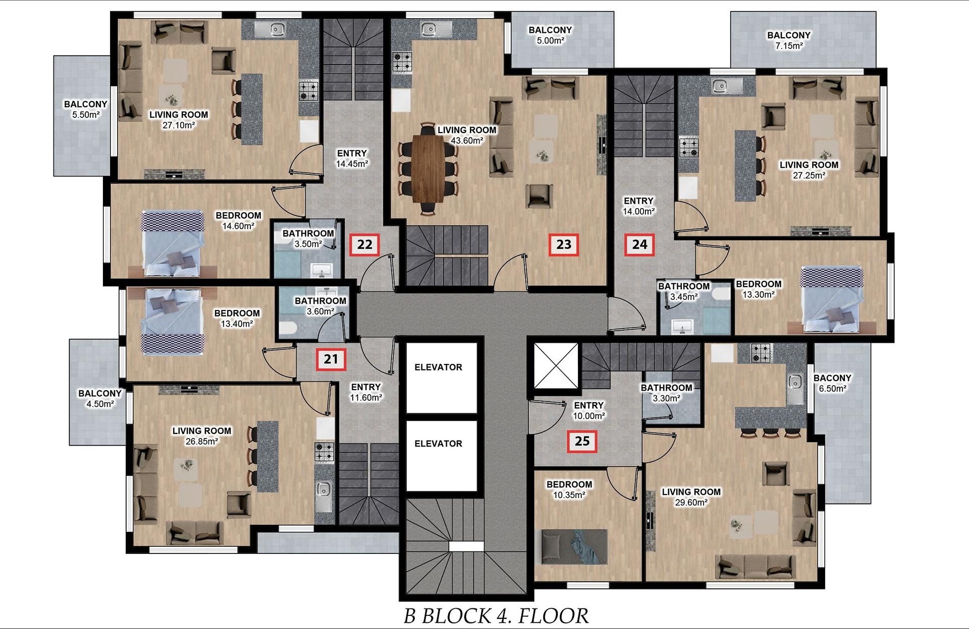 Aukšto plano vaizdas 5