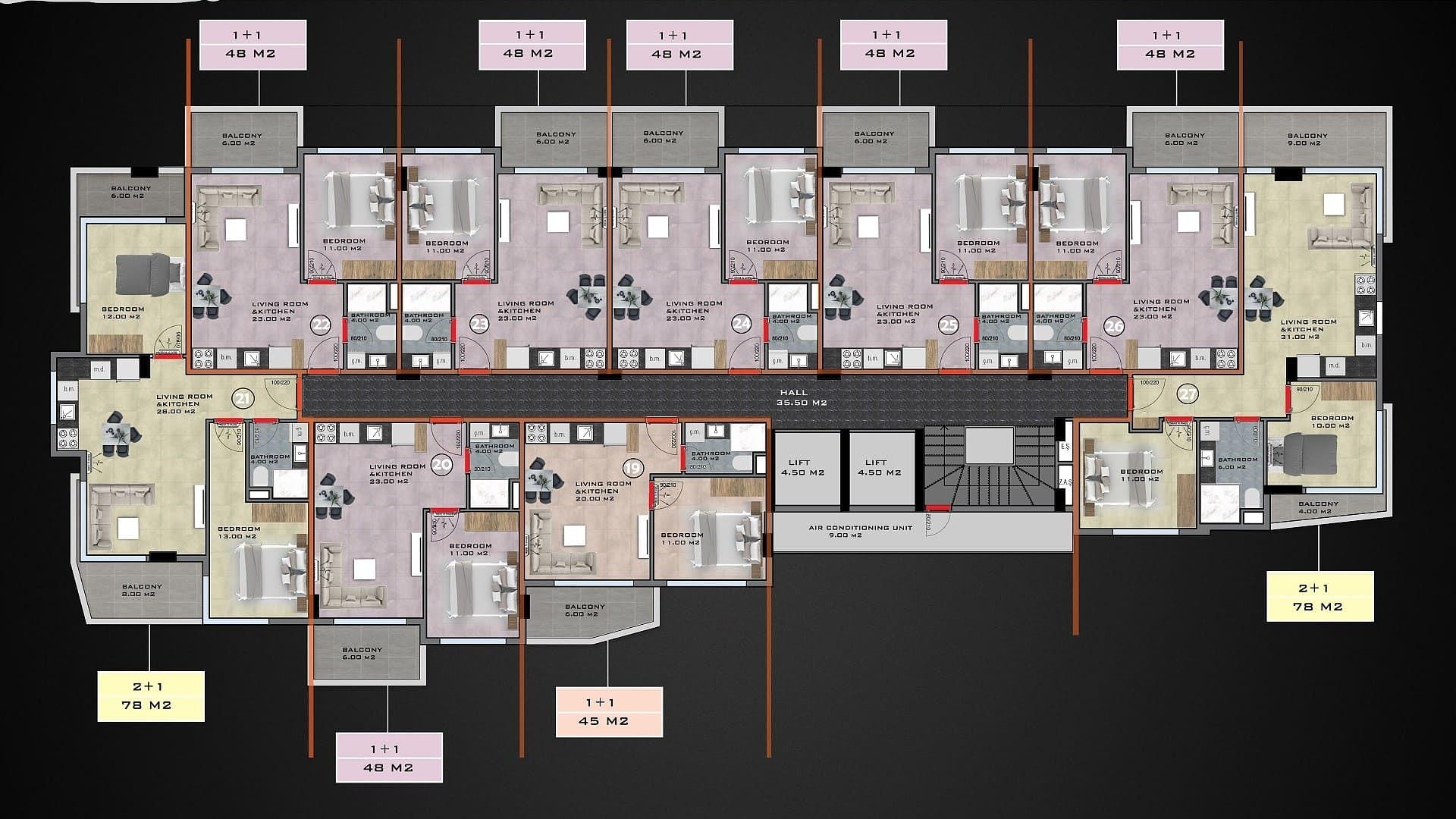 فلور پلان کی تصویر 2