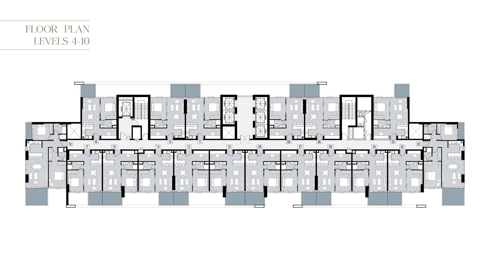 Obraz planu piętra 6