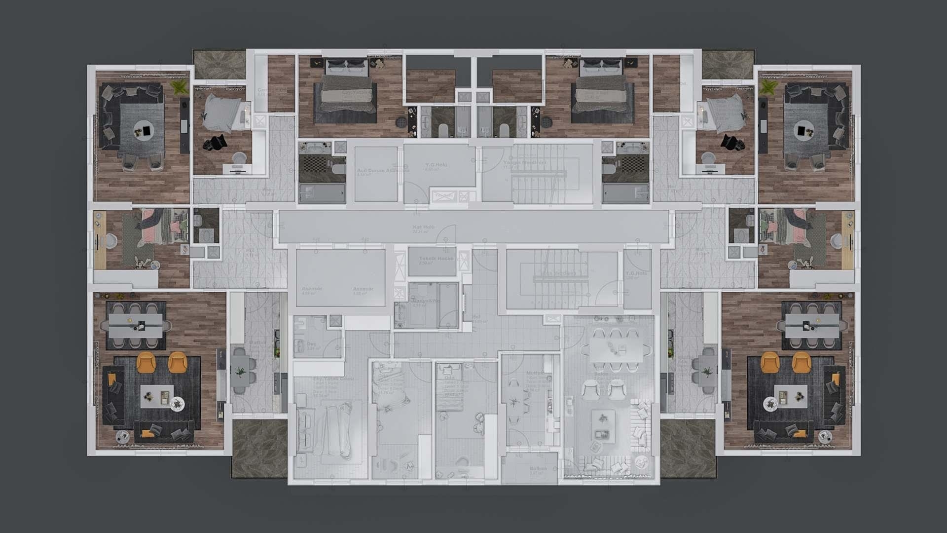 Image du plan d'étage 6