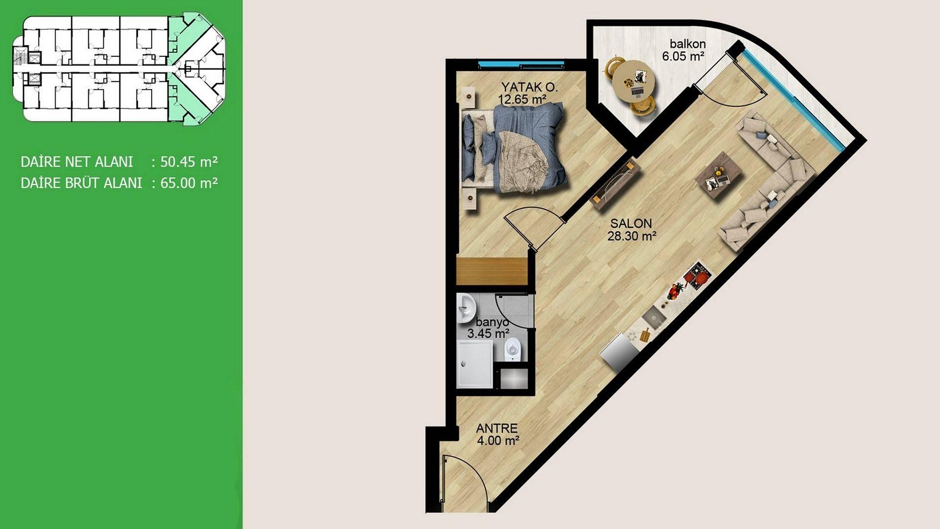 Plantegning billede 1