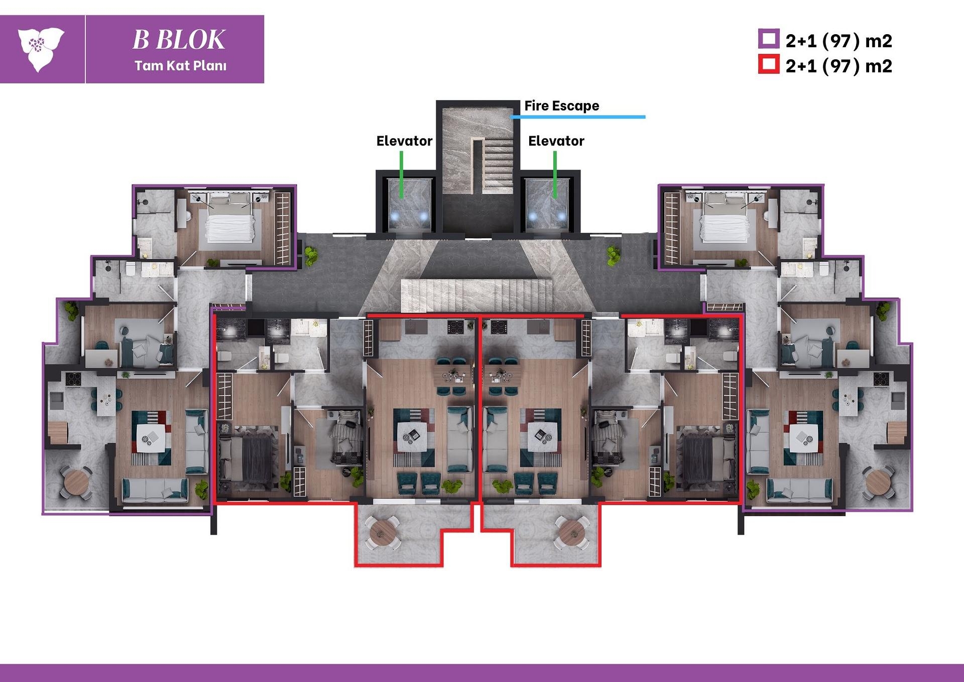 Mərtəbə Planı Şəkli 2