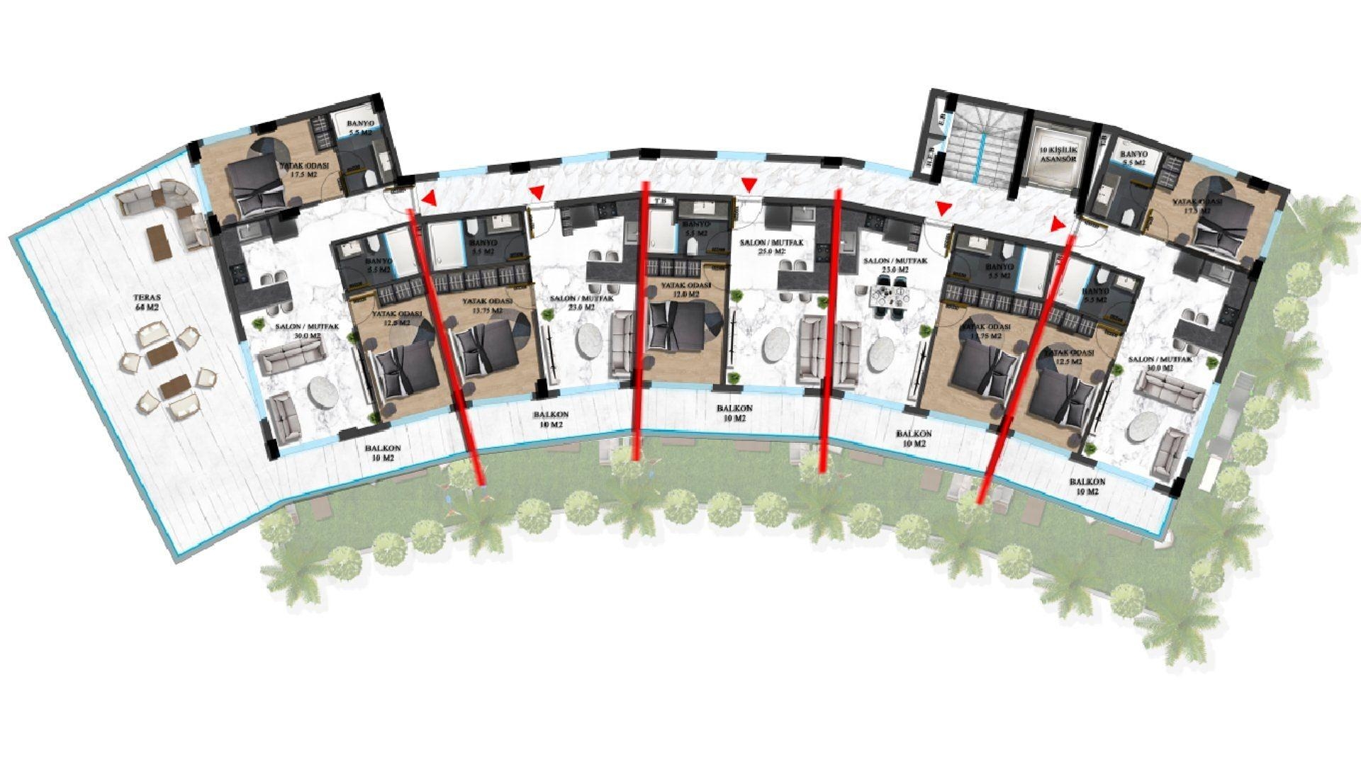 صورة مخطط الطابق 11 