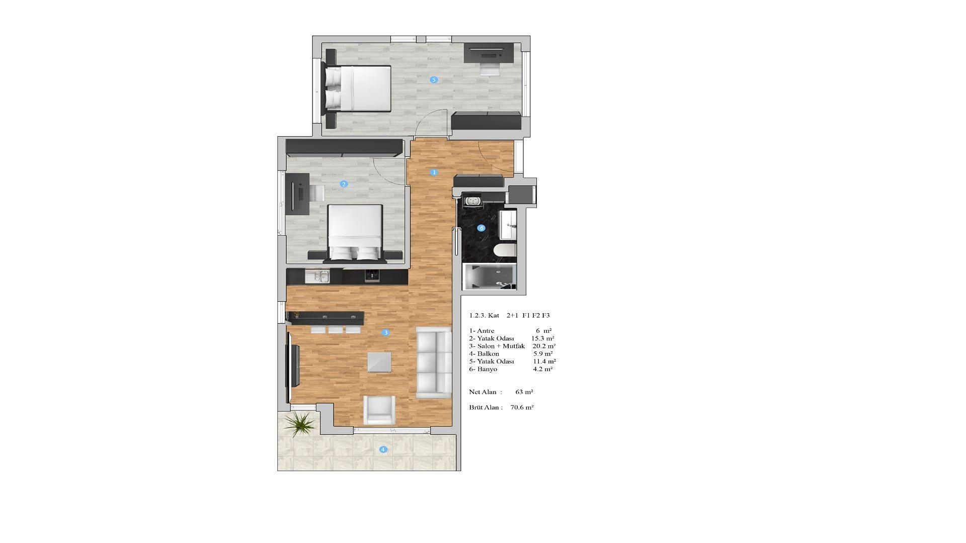 Kat Planı Resmi 1
