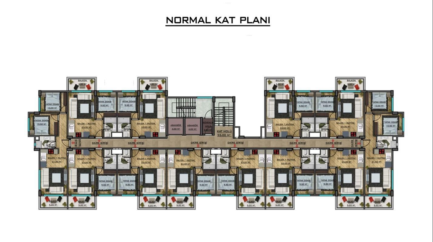 صورة مخطط الطابق 1 