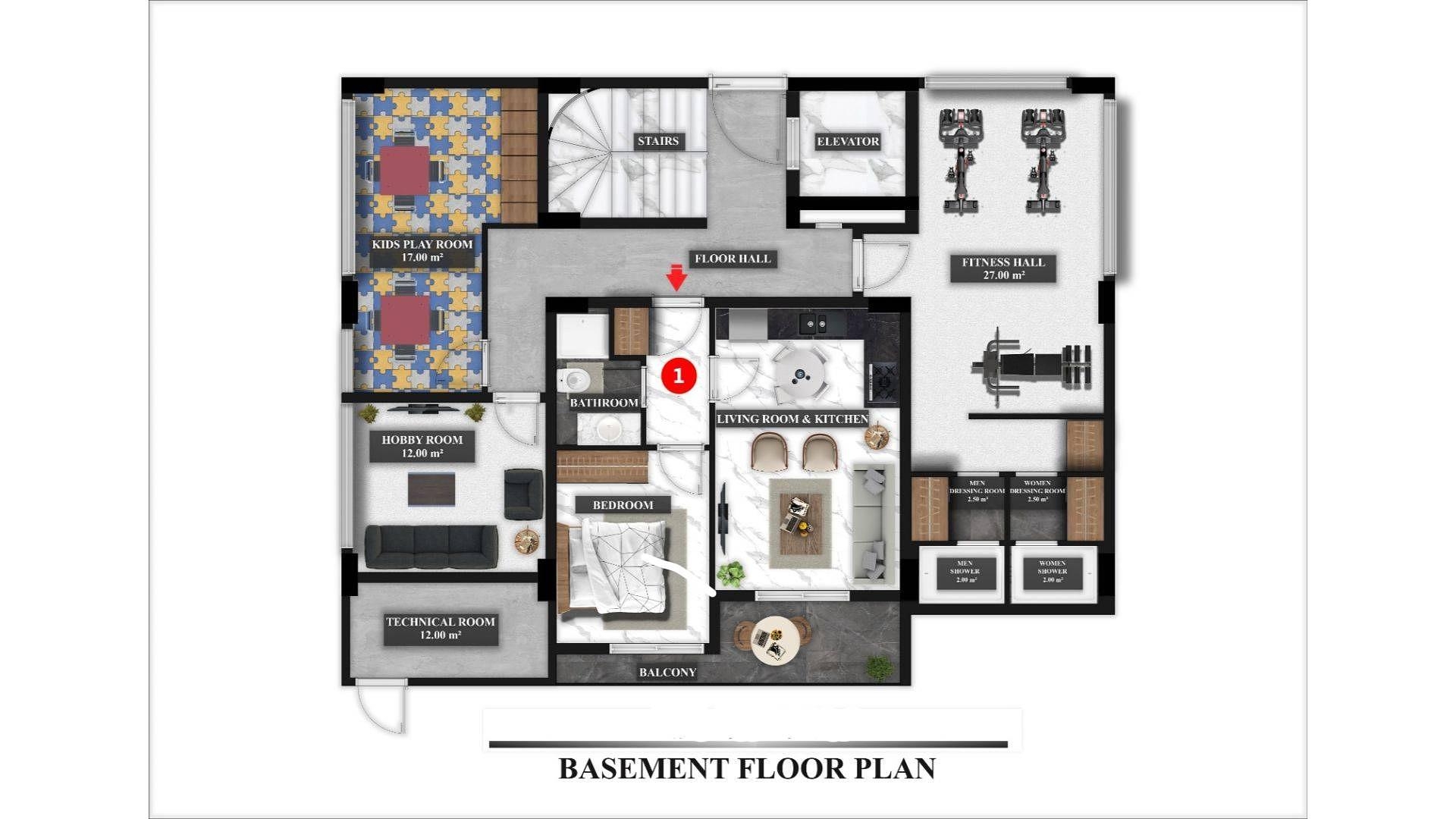 Image du plan d'étage 1