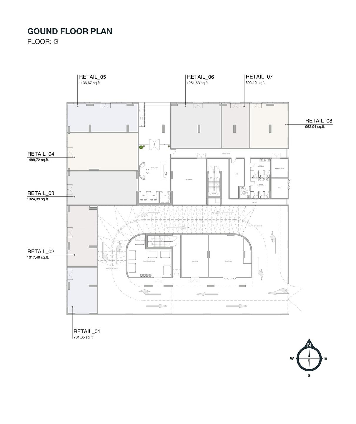 تصویرنقشه طبقه 1