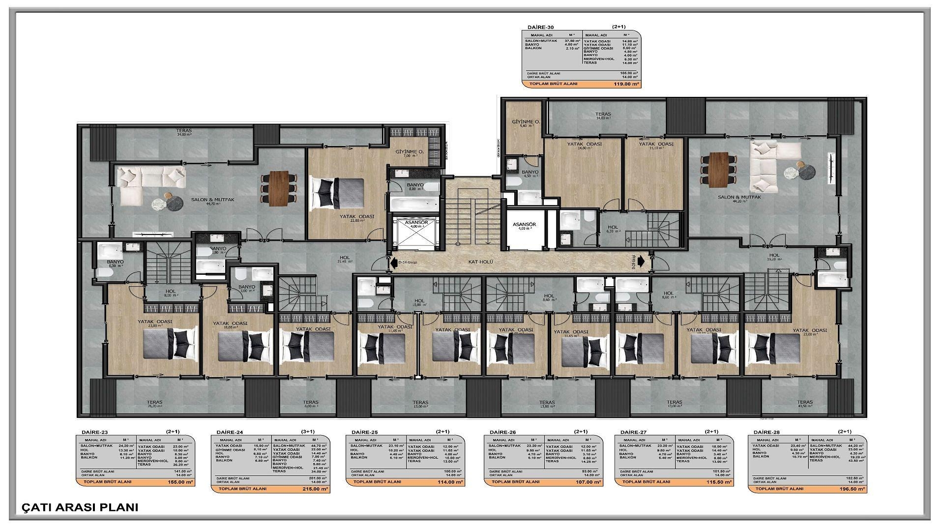 Image du plan d'étage 6