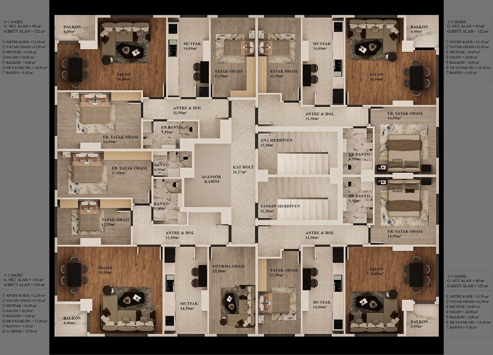 صورة مخطط الطابق 1 