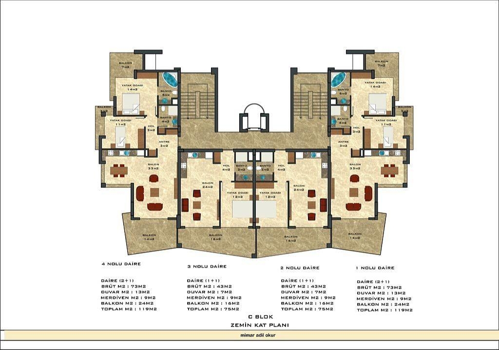 Mərtəbə Planı Şəkli 2