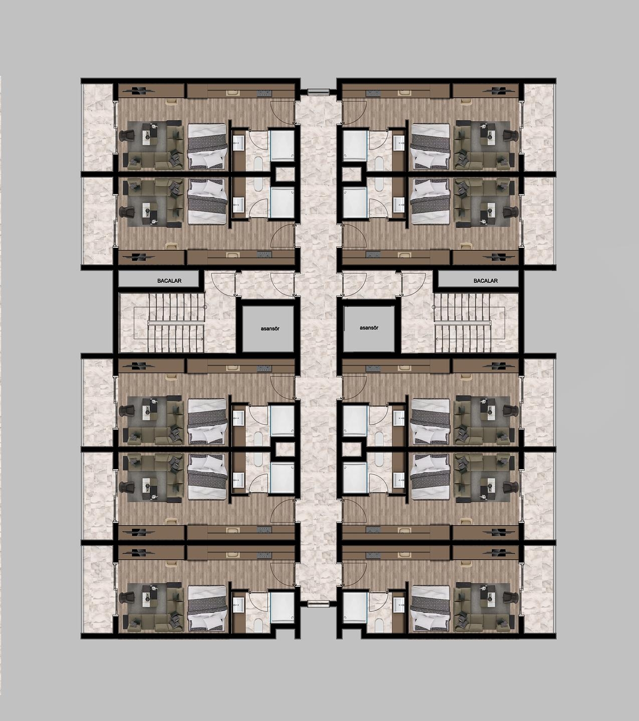 فلور پلان کی تصویر 1