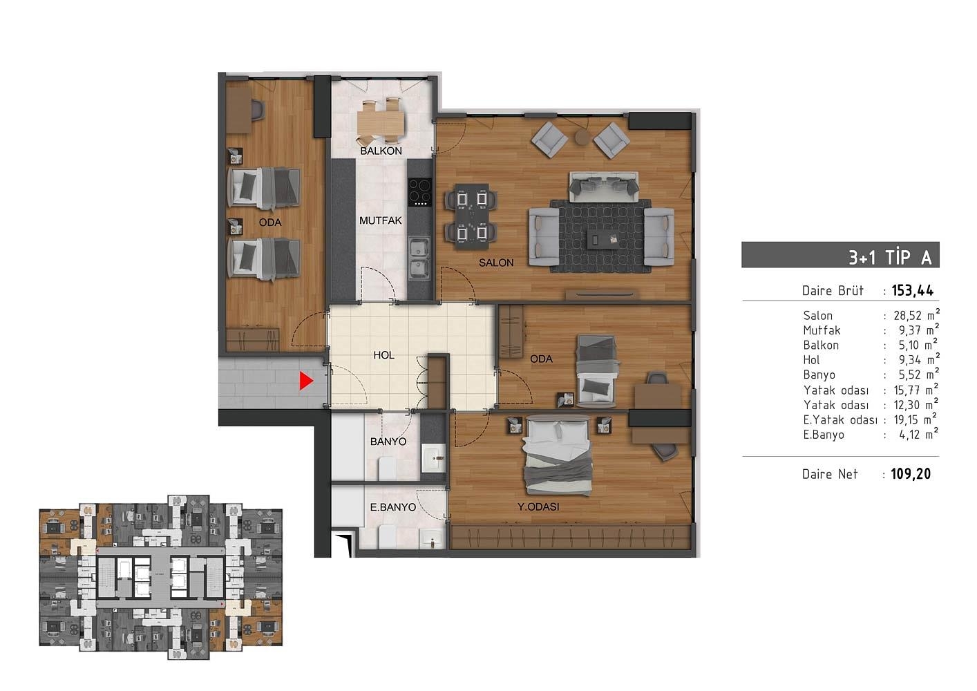 Image du plan d'étage 1