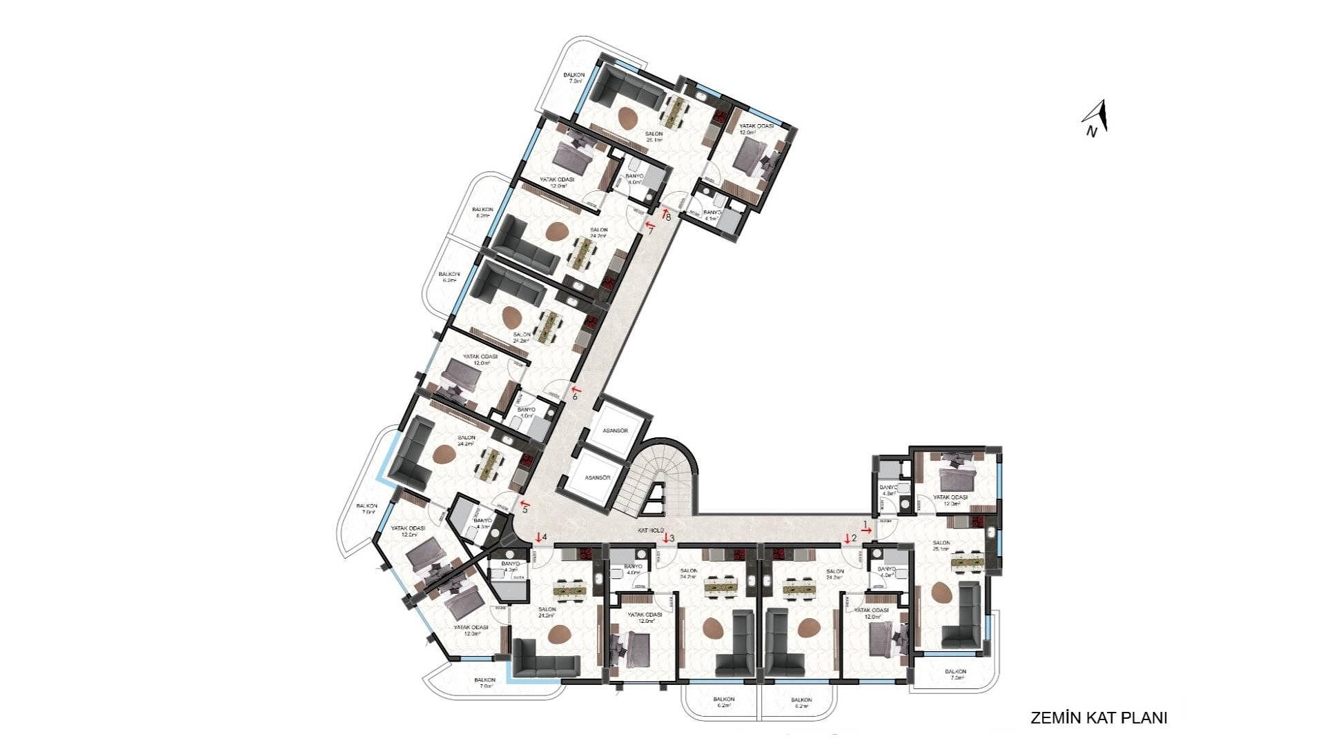 Image du plan d'étage 1