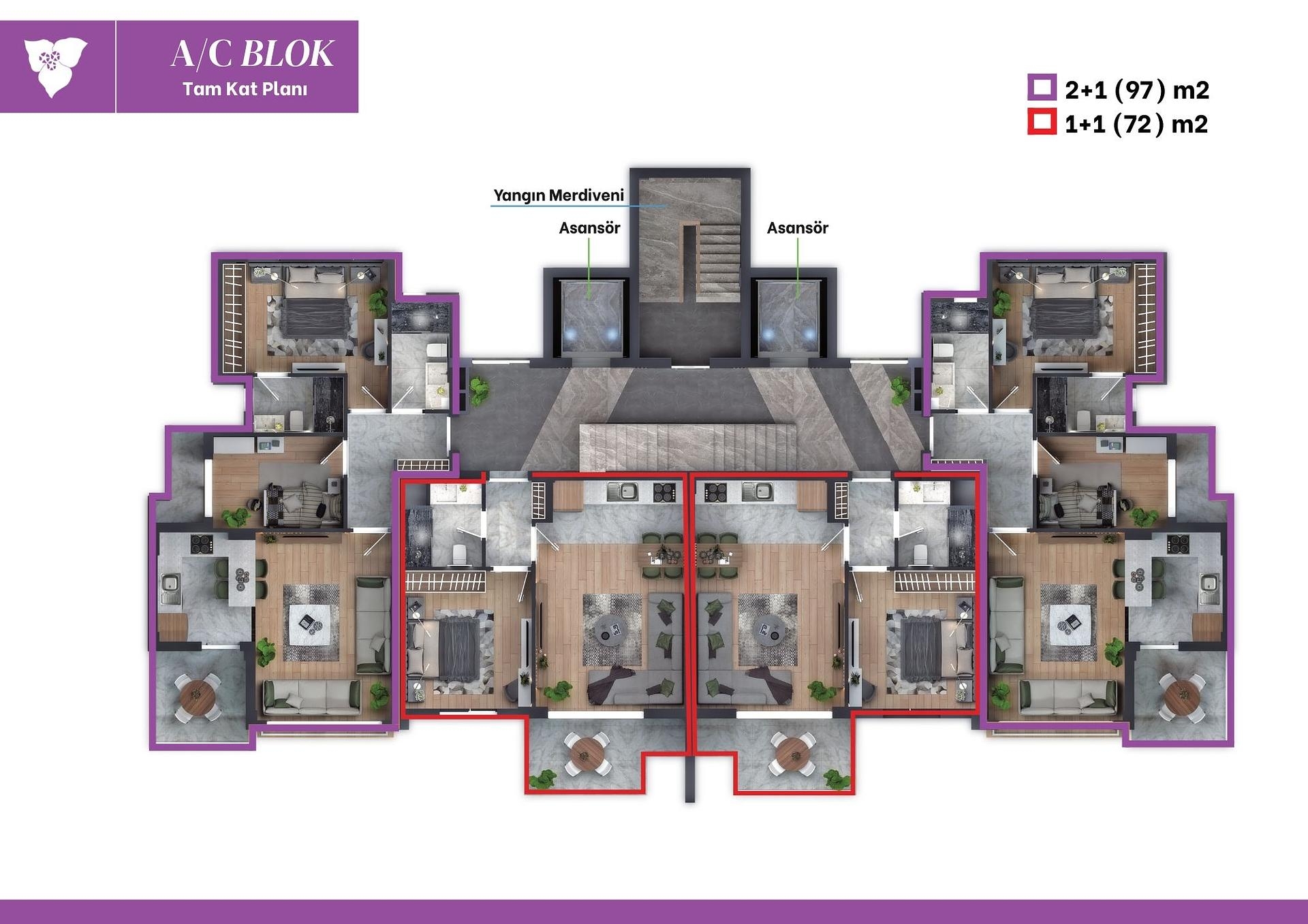 Mərtəbə Planı Şəkli 1