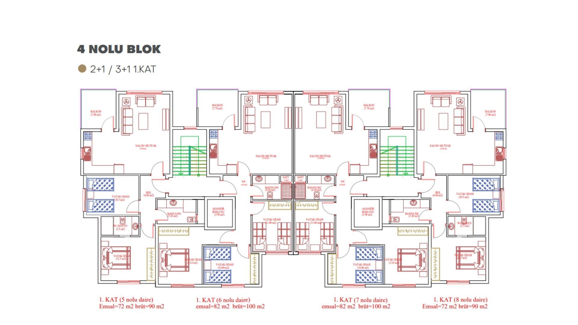 Слика плана спрата 1