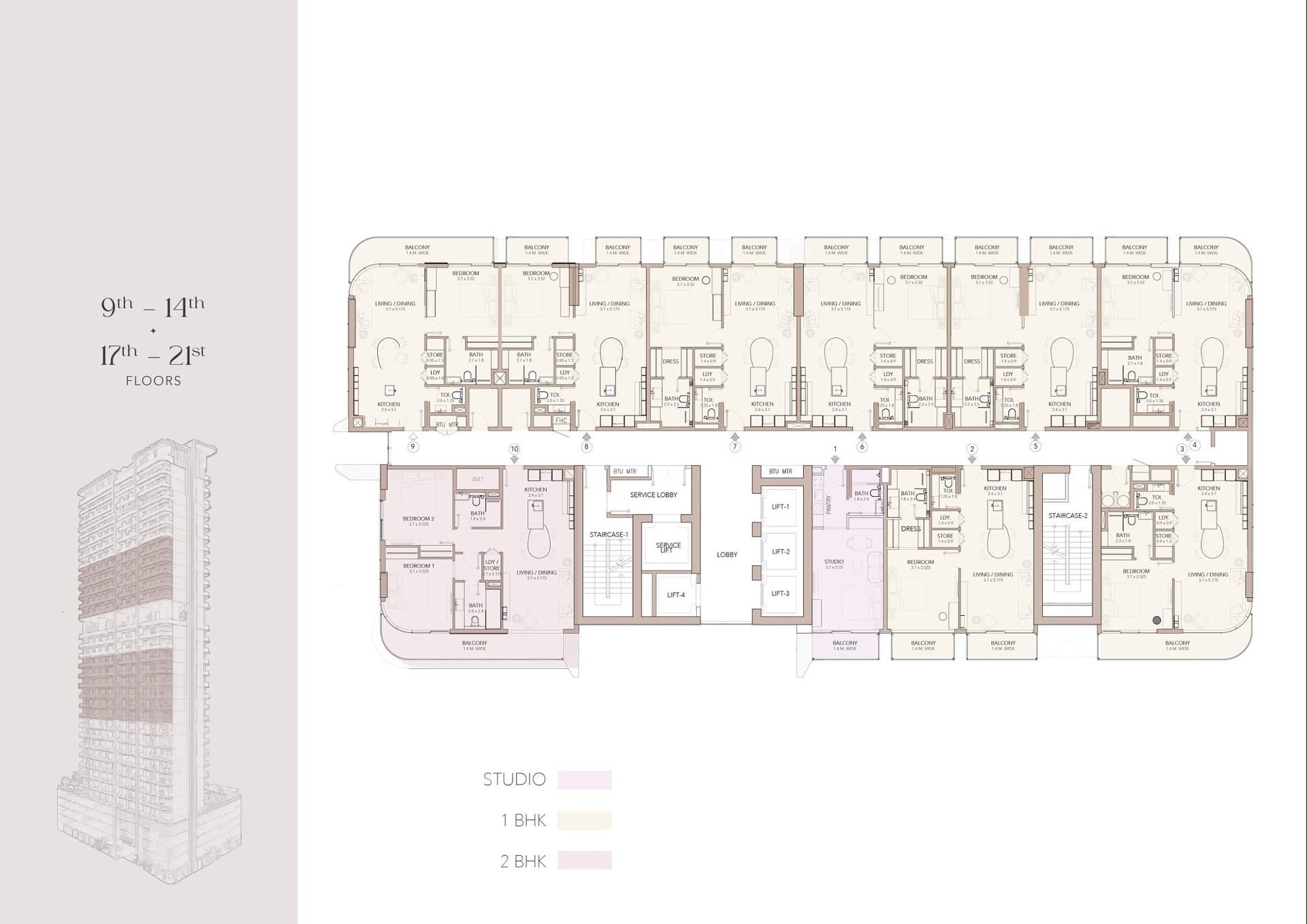 تصویرنقشه طبقه 4