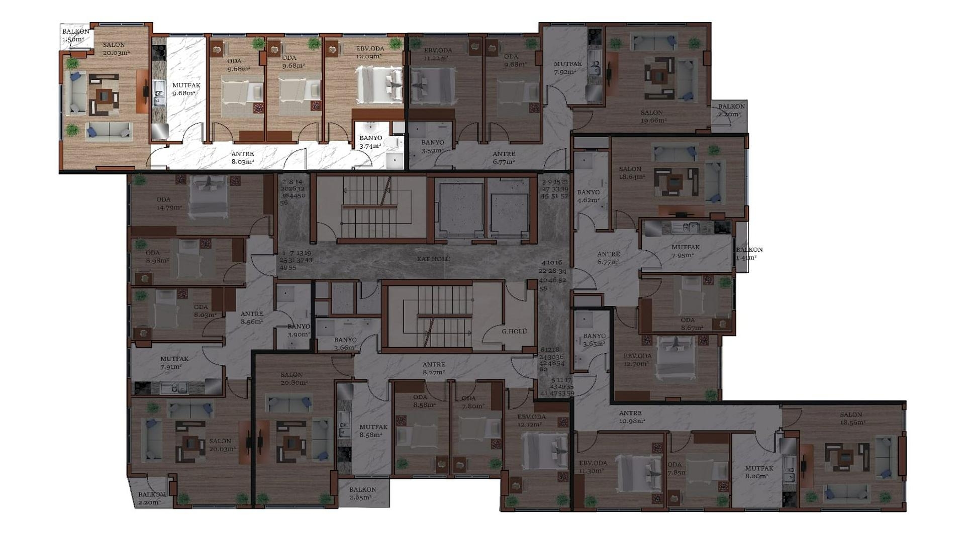 صورة مخطط الطابق 5 