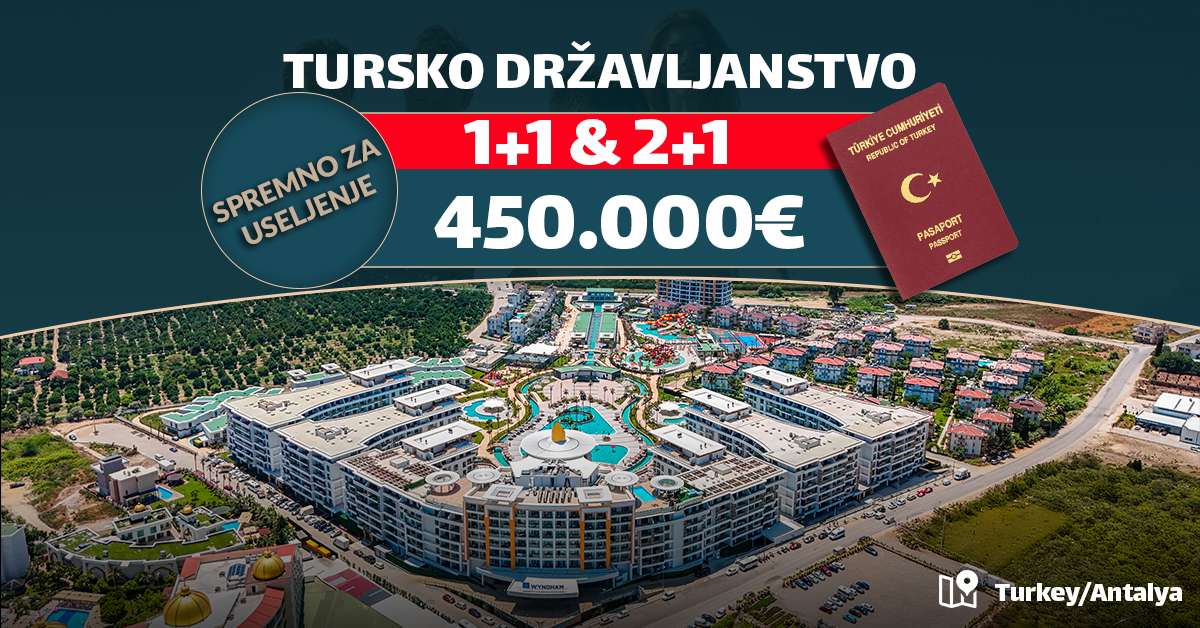 Tursko državljanstvo dostupno za stanove 1+1 i 2+1 XL | Dva stana po cijeni jednog | Visok prihod od najma | Licenca za kratkoročni najam