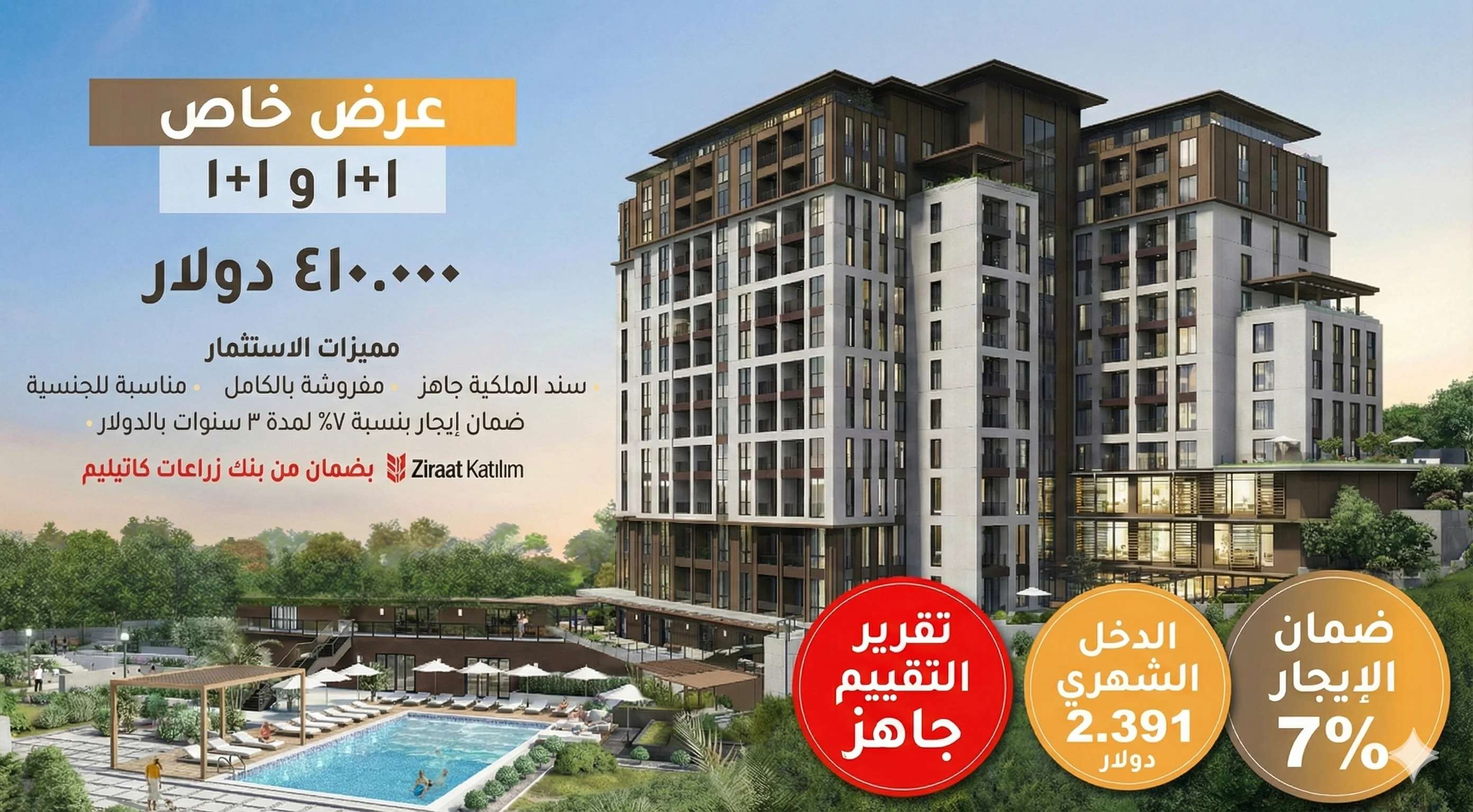 شقق مؤهلة للحصول على الجنسية للبيع في كوتشوك تشكمجى، إسطنبول