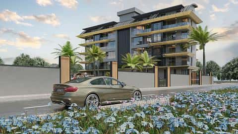 Appartements à vendre à Alanya Kargicak - 1, 2, 3 chambres avec piscine, près de la mer et de la citoyenneté — 8/12